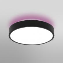 LEDVANCE SMART+ WIFI Orbis Backlite runde Deckenleuchte RGB Farbwechsel in schwarz